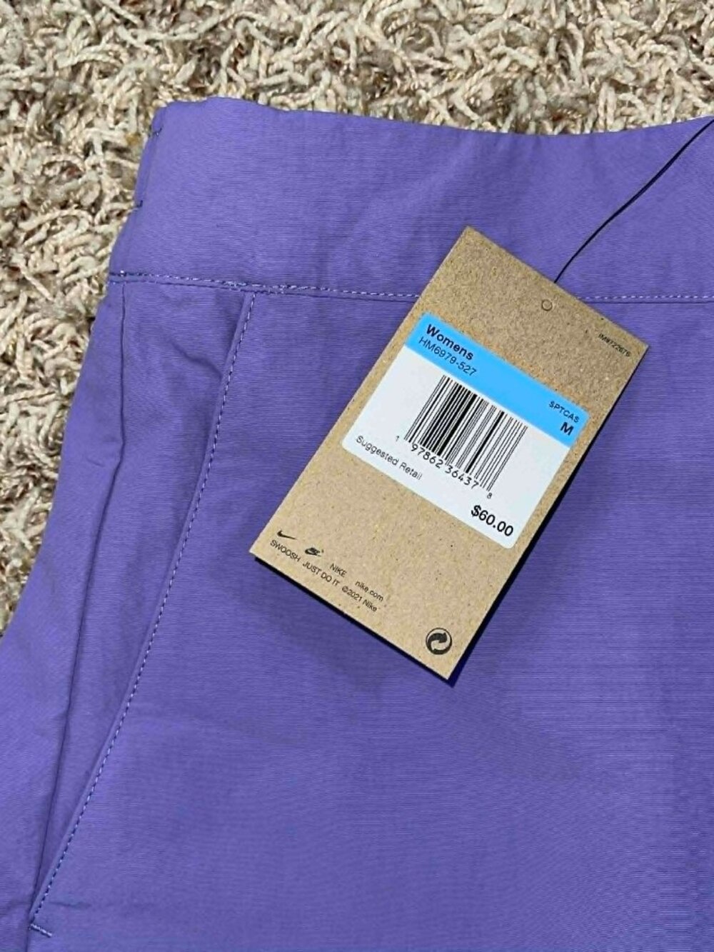 Nike Sportswear Essential Women's Woven Skort Purple HM6979-527, Size M (New) - Picture 6 of 16